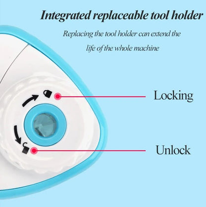 Elektrischer automatischer Bleistift spitzer für Studenten, spiralförmiger Stahl klingens chärfer für Künstler, Buntstifte für Kinder und Erwachsene.