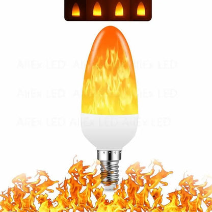 USB LED E27 Flamme Glühbirne Feuer E14 lampe Mais Birne Flackern LED Licht Dynamische Flamme Wirkung 3W 5W 7W 9W 110V-220v für Home Beleuchtung