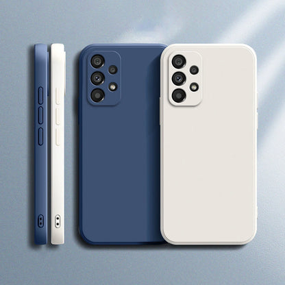 Original Silicone Phone Case for Samsung A32 A42 A52 A52S A72 A13 A23 A33 A53 A73 A14 A24 A34 A54 5G Camera Protective Cover.