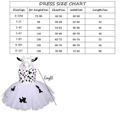 Halloween Tier Cosplay Kostüm für Kinder Wald Thema Kühe Tiger Giraffe Leopard Zebra Tutu Kleider Performance Tanz Sets