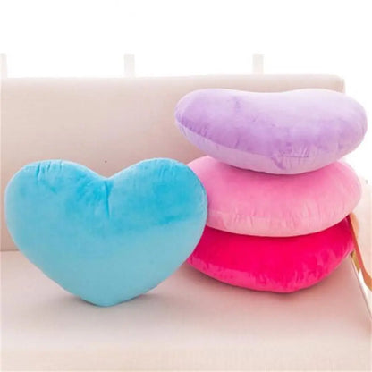 PP cotton Soft Pillow Comfortable Heart Plush Pillow Red Color Pink Color Stuffed Pillow Heart Shape Home Decorative