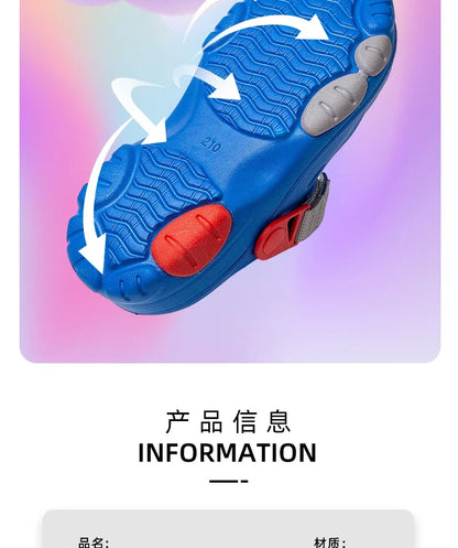Children Shoes Boy Sandals Summer Cute Summer Clogs 3 To 7 Years Kids Indoor House Shoes Sneaker Casual Sports Boy Slipper Shoes.