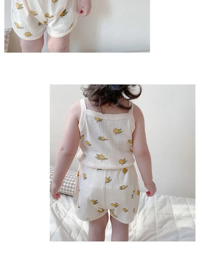 Baby Kleidung Sets Sommer Kleinkind Mädchen Strap Anzüge Baumwolle Druck Baby Jungen Tops T und Shorts Infant Trainingsanzug Neugeborenen Sets.