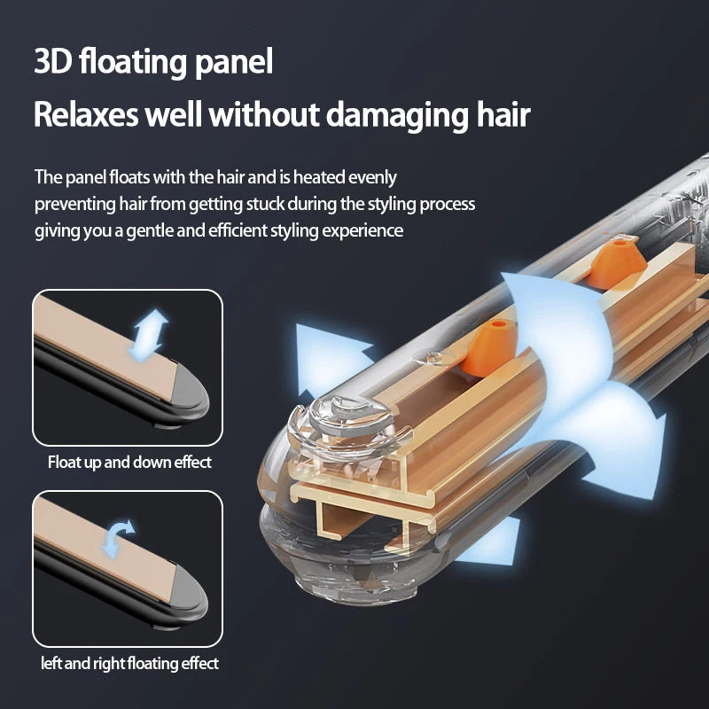 High Quality Electric Hair Brush Straight Curl 2 in 1 For Xiaomi 10 Seconds Fast Heating Unisex Straight Hair Brush Styling Tool.