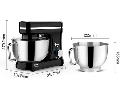 4.5L Kitchen Food Stand Mixer 1000W Chef Machine Electric Kneading Blender 8-Speed Desktop Cream Egg Whisk Food Processor.