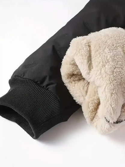 UETEEY Winter Thermal Fleece Pants Men Plush Lambswool Thicken Warm Waterproof Trousers Man Casual Windproof Joggers Sweatpants