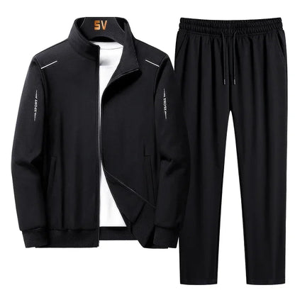 Men's Tracksuit Suit New Arrive Tracksuit Mens Casual Solid Solor Sweatpant Set Unisex Jogging Suit MEN Plus Size 6XL 7XL 8XL.