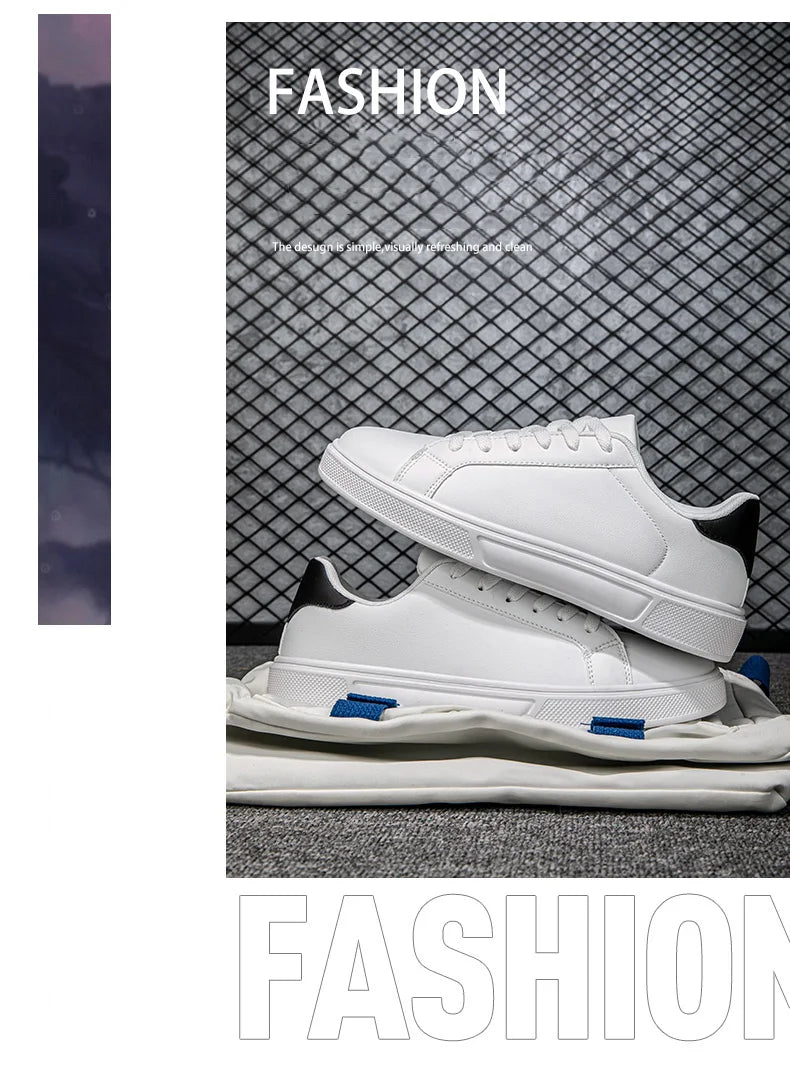 PU Leather Men Shoes Sneakers Trend Casual Shoes Leisure Male Sneakers Footwear Men Vulcanized Shoes Couple Shoes Women Shoes.