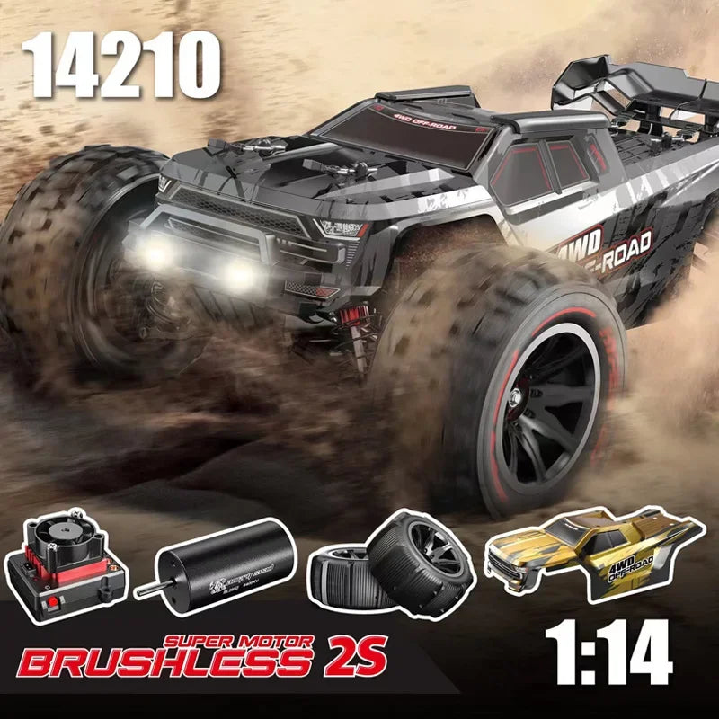 MJX HYPER GO 14210 1/14 Brushless High Speed RC Car Vechile Models 55km/h.