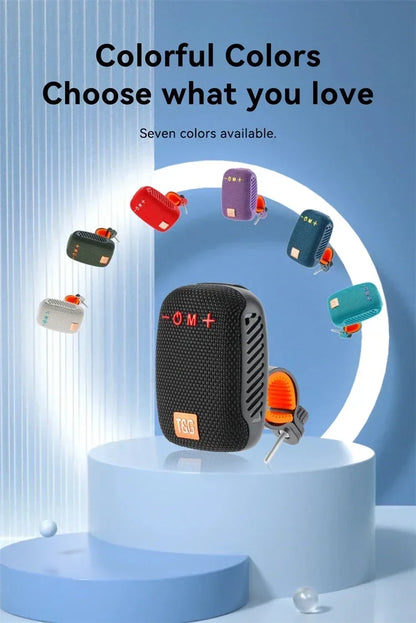 Outdoor Bicycle TG392 Portable Bluetooth Speaker TWS Wireless Mini Bass FM Radio Soundbar Boombox Riding Music Play Loudspeaker.