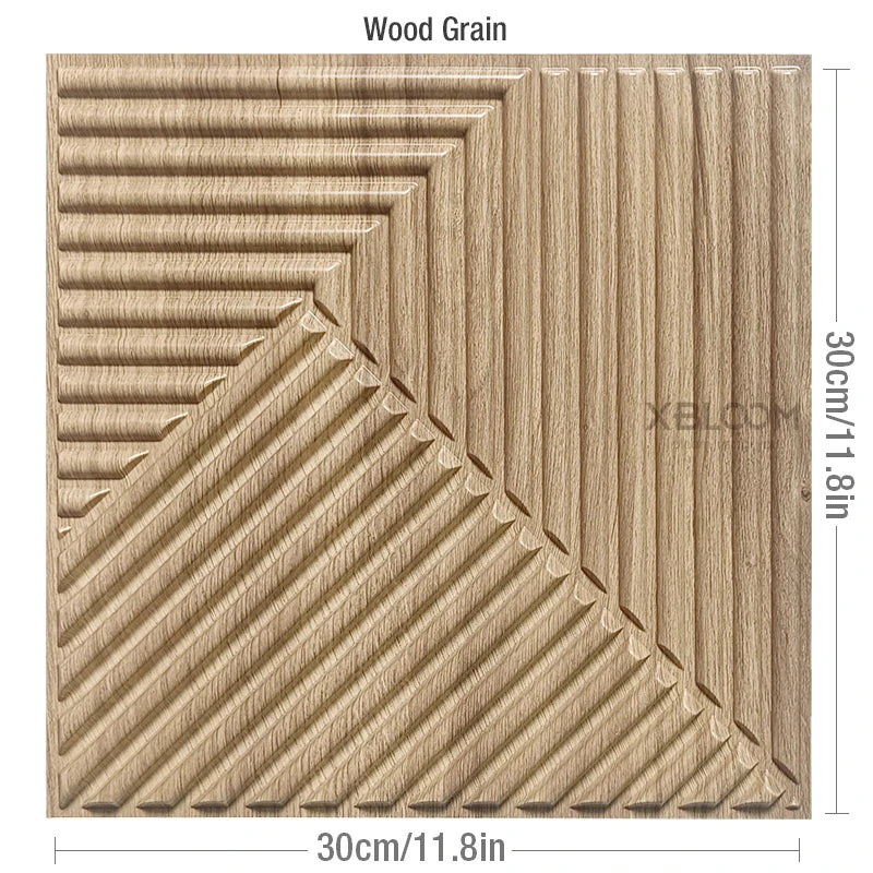 12 Pcs  3D Wall Panel 30x30cm Indoor Wall Decoration Bedroom Living Room background Hotel Office Mural Wall Panel DIY Home Decor