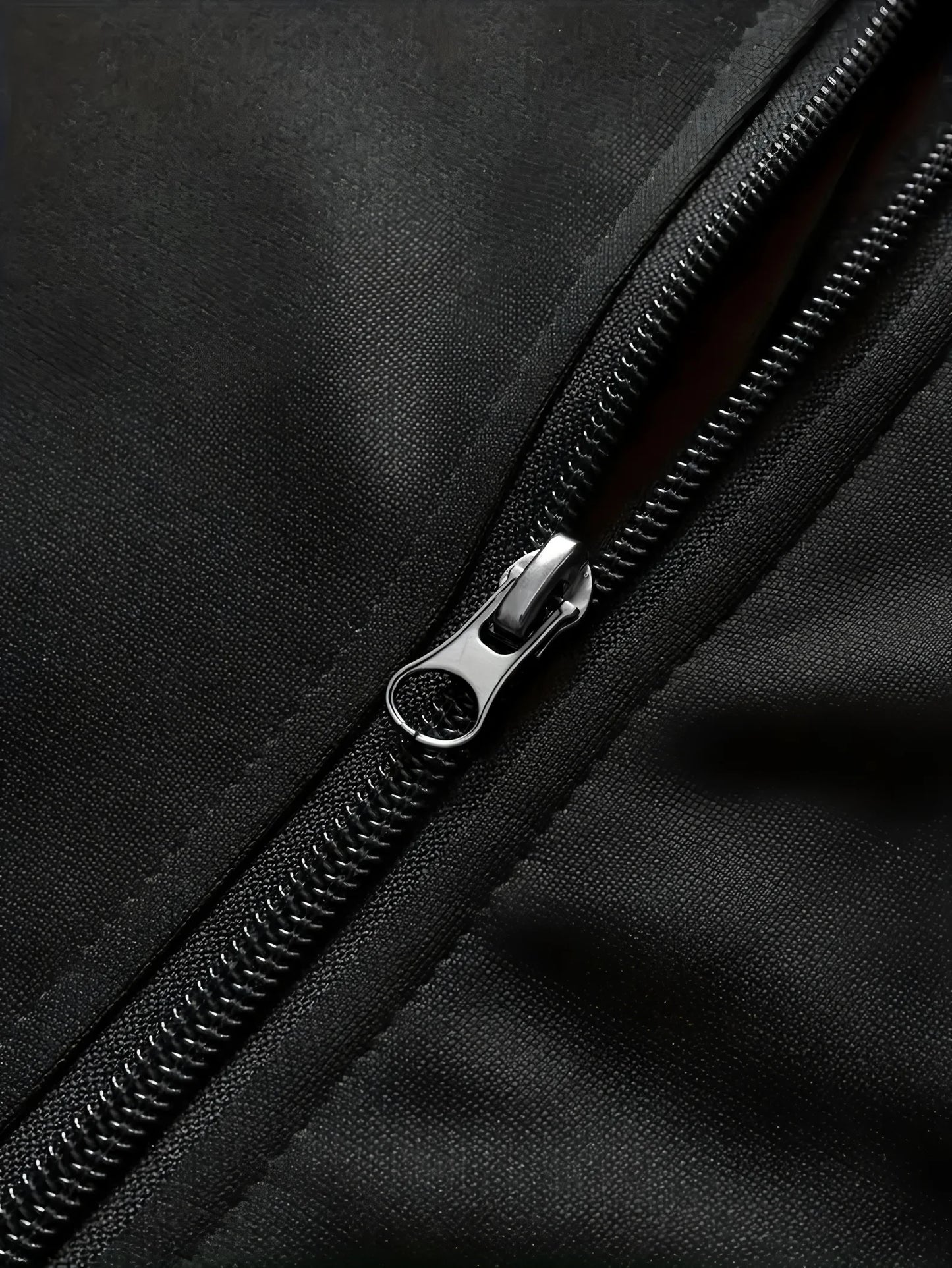 Autumn and winter men's set zipper Stand-up collar sportswear set suitable for fitness running exercise 2 pieces set.