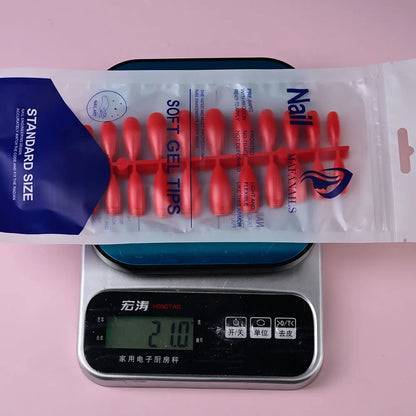 120Pcs Shinny Milk White Press on Nails Medium Almond Fake Gel Nails Glossy Solid Colored Fake Nail Tips Daily Wear Manicure DIY.