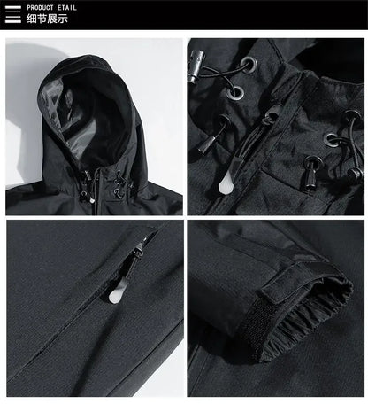 2026 Spring Autumn Motorcycle Jacket Red Bull Logo Printed Jacket Autumn Men's Zip Jacket Red Bull Logo Men's Jacket S-5XL.