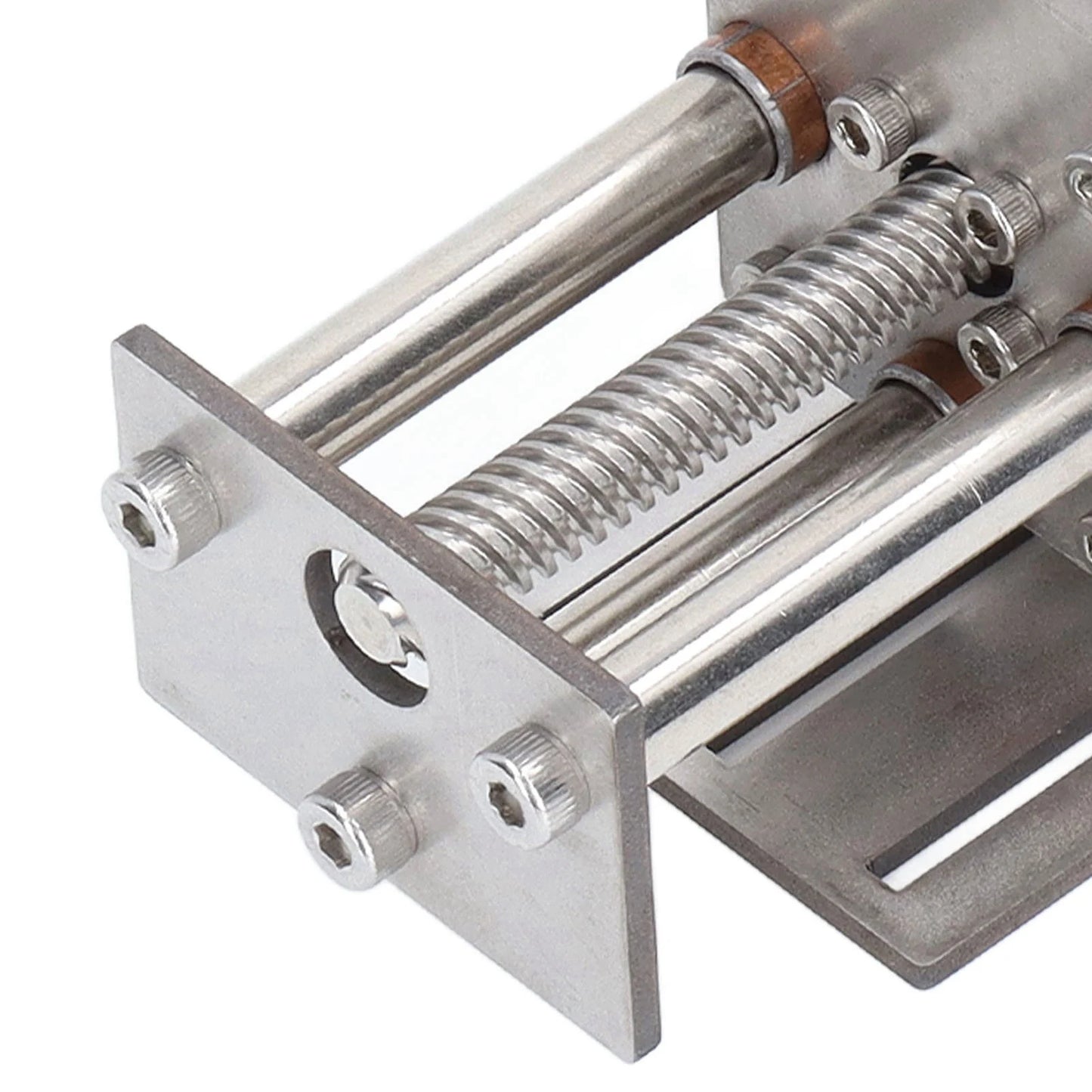 Achsen-Schiebetisch-Set, Splitter, stabile Leistung, 1,7 A, CNC-Achsen, Schiebetisch-Set, 100 mm Hub, 12 V, DIY für Holzbearbeitung