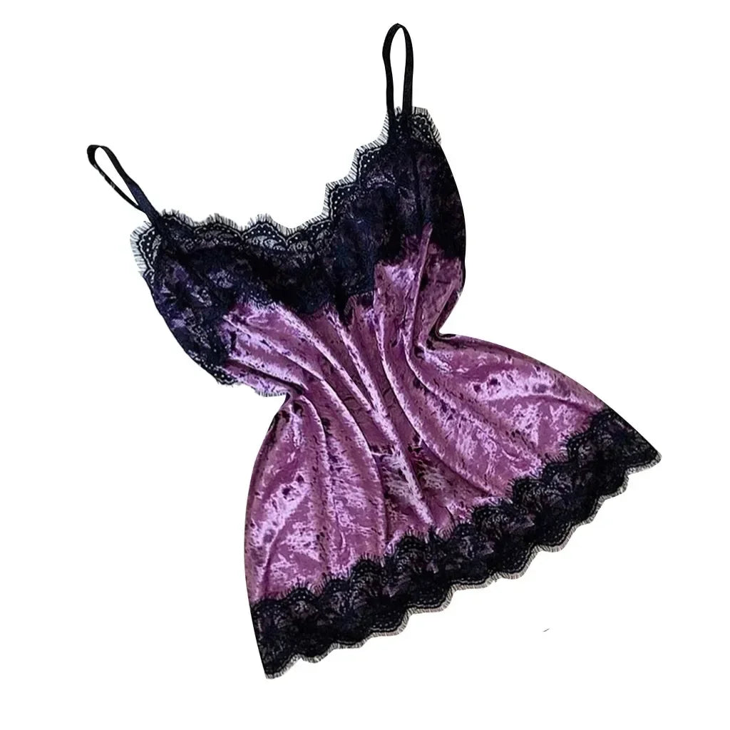 Herbst Winter Samt Pyjama Set frauen Sexy Dessous Nachtwäsche Nachtwäsche Nette Cami Top und Shorts Pijama Sets Loungewear.