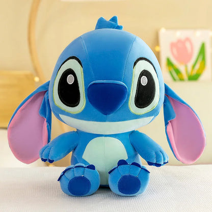 20-40cm Anime Cartoon Pink Angel Series Lilo & Stitch Doll Cute Hug Duck Stitch Plush Toy Soft Stuffed Kawaii Kid Birthday Gift