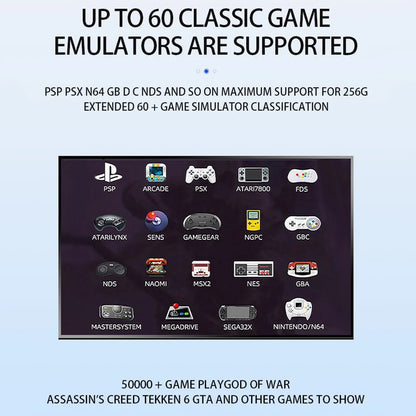 G11 Pro Retro Game Box Built in 10000+ Retro Games Plug and Play 4K HDMI-Compatible Output with 2.4G Wireless Dual Controllers.