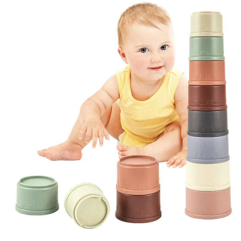 Montessori Rolling Ball Development Game Baby Ball Toy Educational Toys Montessori Activity Stacking Toys For Babies 1 2 3 Years.