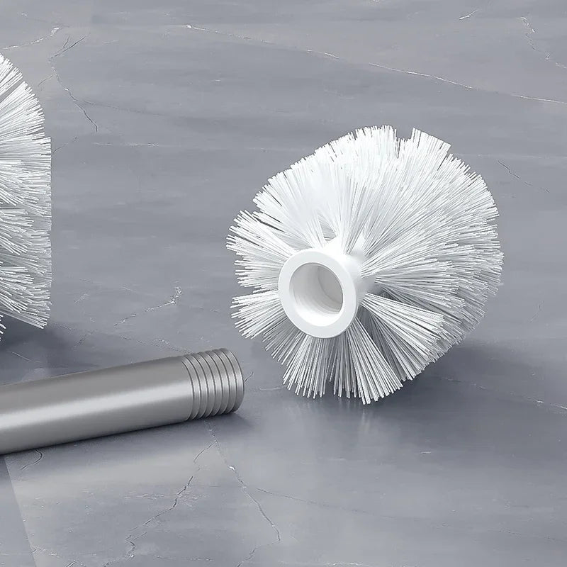 1 Stück weiße und schwarze Kopf Ersatz-Toiletten bürste-ideal für die Reinigung von Hygiene werkzeugen für die Badezimmer reinigung