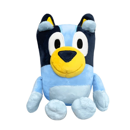 20/30CM Bluey Bingo Plush Dolls Cute Cartoon Christmas Hat And Shining Star Eye Anime Figure Stuffed Toys Birthday Gift For Kids.