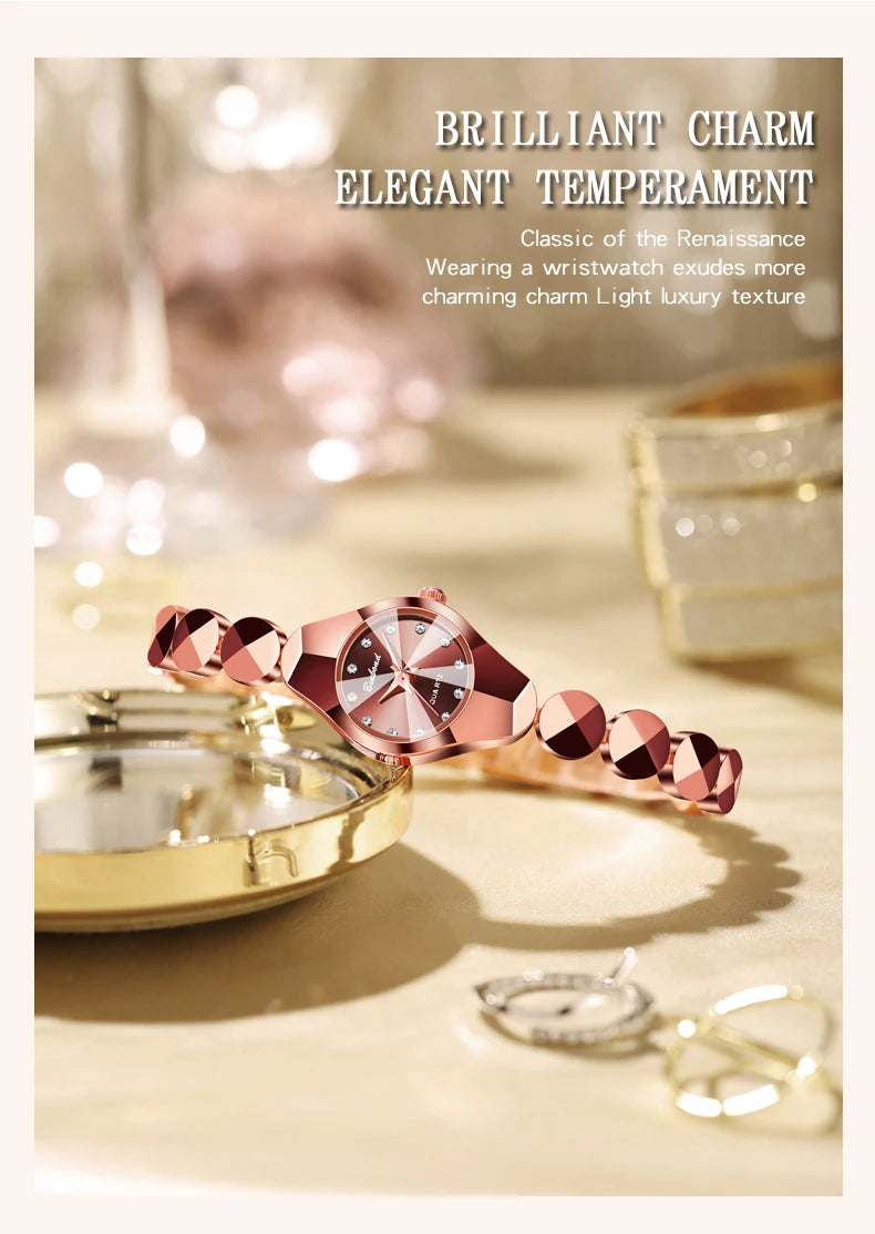 BINBOND Waterproof Watch Casual Fashion Quartz Watches Women Top Brand Luxury Stainless Steel Strap Elegant Business Women Watch.