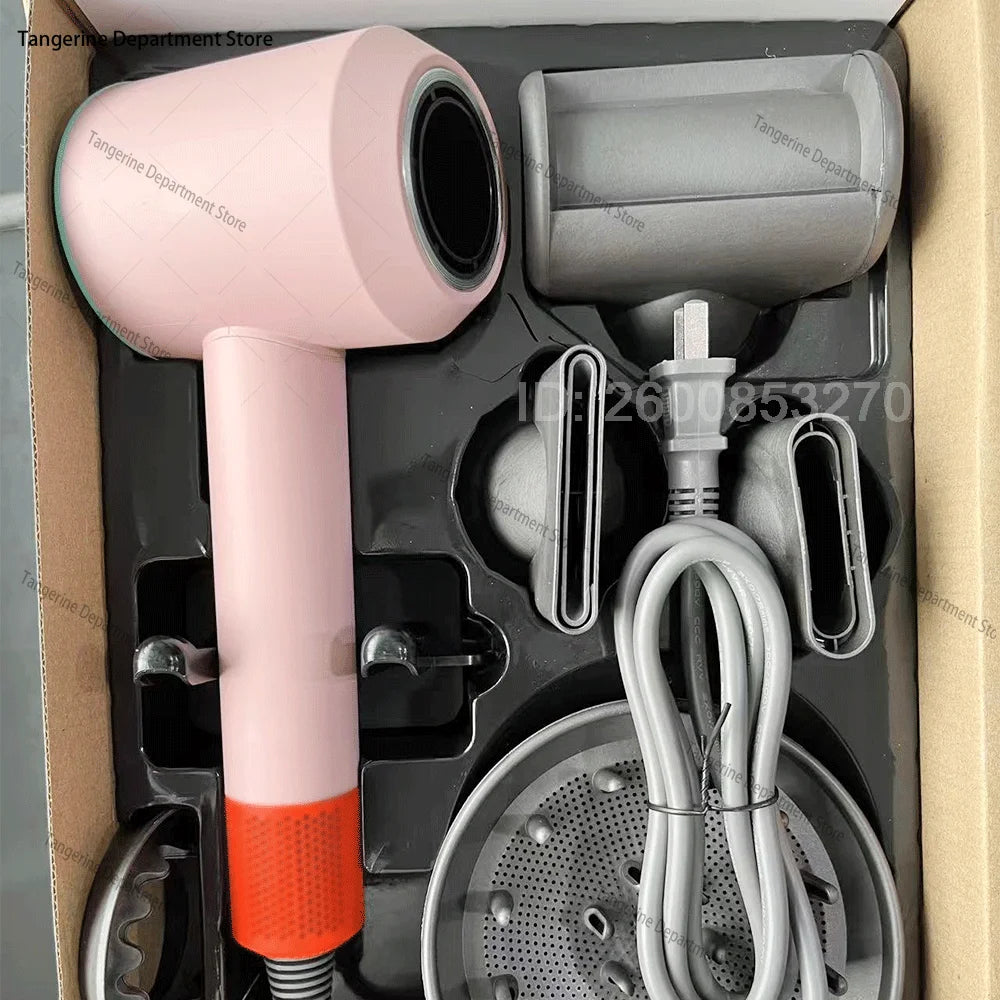 Super Hair Dryer 220V Leafless Hair Dryer Personal Hair Care Styling Negative Ion Tool Schedule Negative Ion Electric Dryer 2.7M.