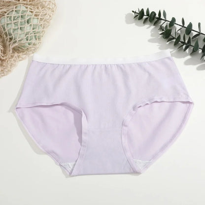 3Pcs/Set Women's Seamless Cotton Briefs Women Panties Solid Color Breathable Underwear Female Low Waist Soft Lingerie S-XXL