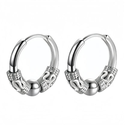 Long Hanging Crosses Leaves Pendants Hoops Woman Earrings Man Vintage Stainless steel Hip Hop Ear Piercing Jewelry Accessories.