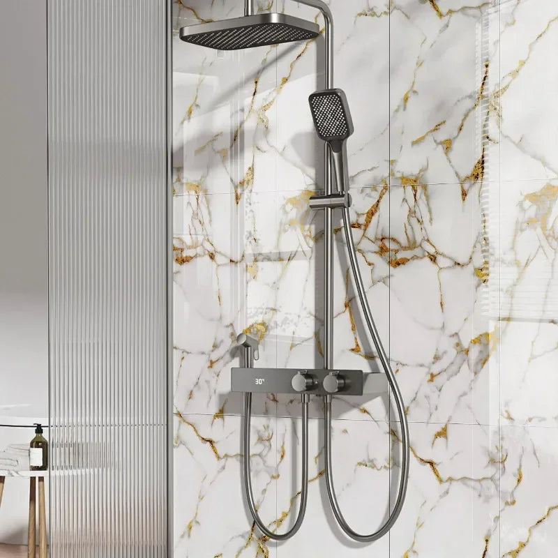 10PCS Waterproof 3D Ceramic Tile Sticker Imitation Marble Self Adhesive Wall Floor Sheet for Home Renovation Decoration Use