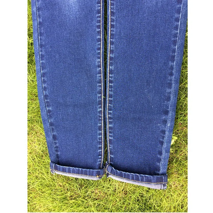 Women Jeans Wash Denim pant Sheath Ankle Length Pencil Pants Skinny Hot High Waist Slim Casual Basics Solid 2025 Button Pockets