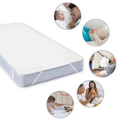 ALL Size Cotton Terry Waterproof Mattress Pad Cover Anti Mites Bed Sheet Waterproof Mattress Protector For Bed Mattress Topper.
