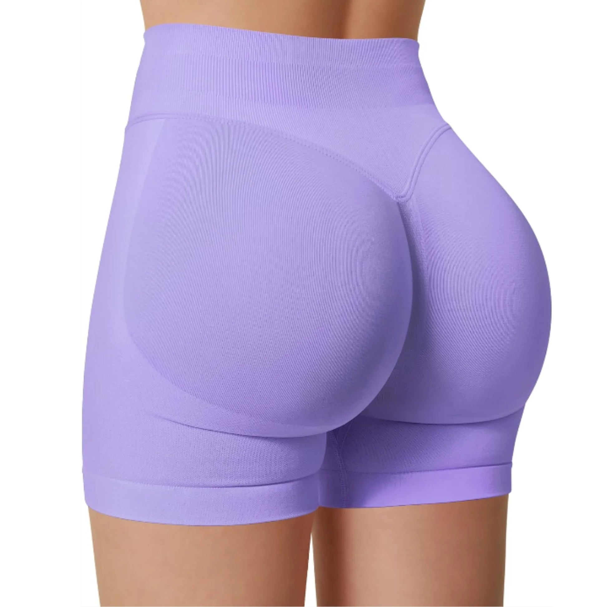 Summer High Waisted Yoga Shorts Fashionable and Sexy Running Fitness Pants Solid Color Yoga Leggings.