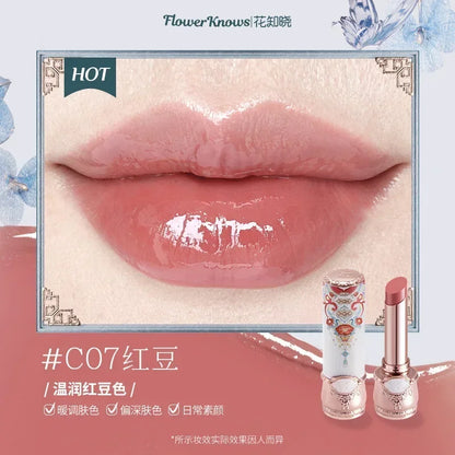 Flower Knows Butterfly Cloud Collar Collection Cosmetics Water Non Stick Cup Lipstick Lght Film-forming Solid Lip Gloss Makeup