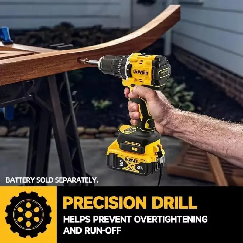 DEWALT DCD805 20V Elektrowerkzeuge Bürstenloser Schlagbohrschrauber Akku-Elektroschrauber Multifunktions-Handbohrmaschine