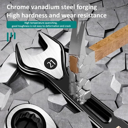 1PC 6-22mm Kombination Ratsche Dual-zweck Schlüssel Metric Universal Spanner arbeitssparende Anti Slip reparatur Werkzeug Hand Werkzeug