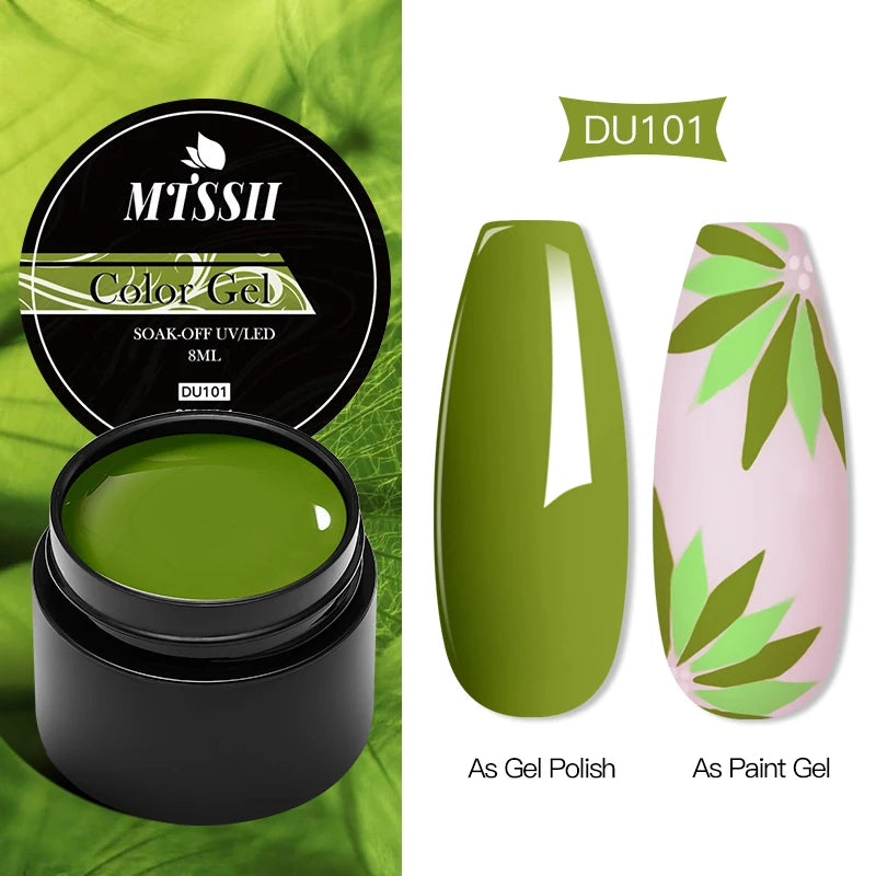 Mtssii 8ML Quick Extension Nail Gel Vernis Nude Milk White Gel Nail Polish UV Semi Permanent Nails Art For Manicure Tools