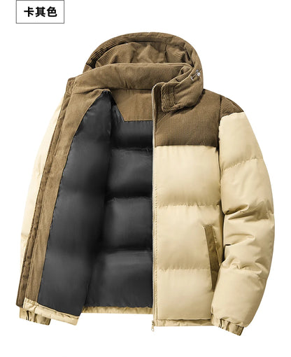 Winter Loose-fit Thickened Warm Cotton Parka Men Trendy Student Puffer Jacket Oversize Parka Korean Men's Puffer Jacket Parkas