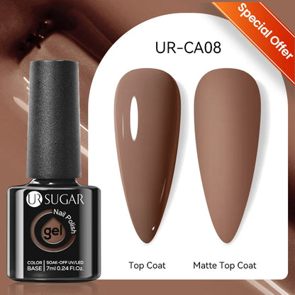 UR SUGAR 7/7.5ml Summer Blue Silver Gel Nail Polish Semi Permanent High Quality Soak Off UV LED Varnishes Nails Art Manicure