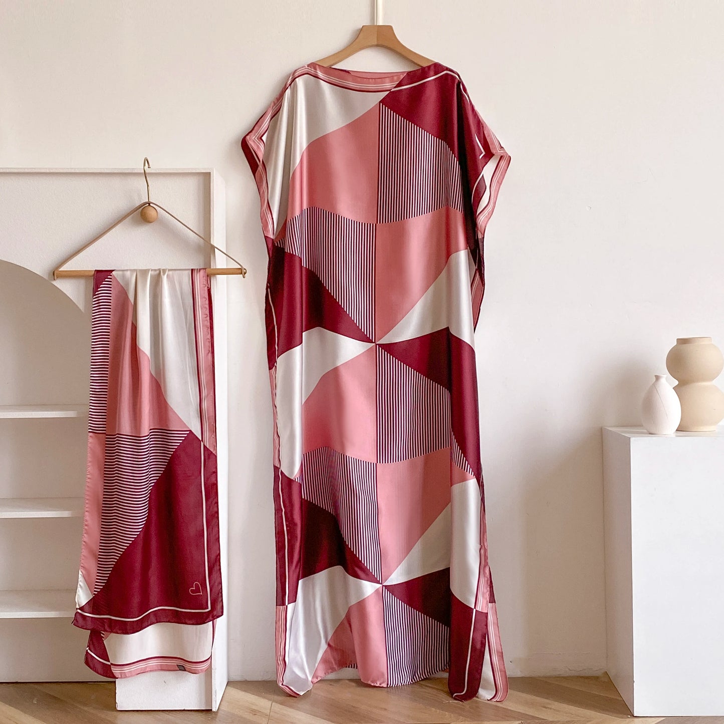 Sommer Neue Mode Afrikanische Kleider Für Frauen Elegante Gedruckt Seide Muslimischen Dame Lange Hijab Kaftan Kleid Oversize Kuwait Abaya