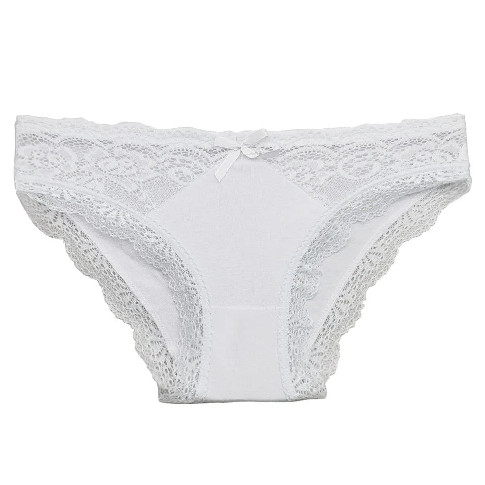Cotton Briefs Lady 5 PCS/SET Lace Panty Underpants Seamless Panties For Women Lingerie.