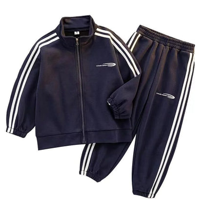 Boys Tracksuit Sets Teen Casual Pullover+Pants 2Pcs Spring Autumn Kids Sports Sweatshirts Suits Children Clothing 4-12 Years.