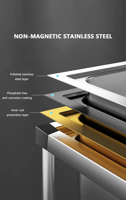 Wash Basin 304 Stainless Steel Sink with Bracket Single/double Sink Wash Basin For Kitchen, Garage, Laundry and Basement