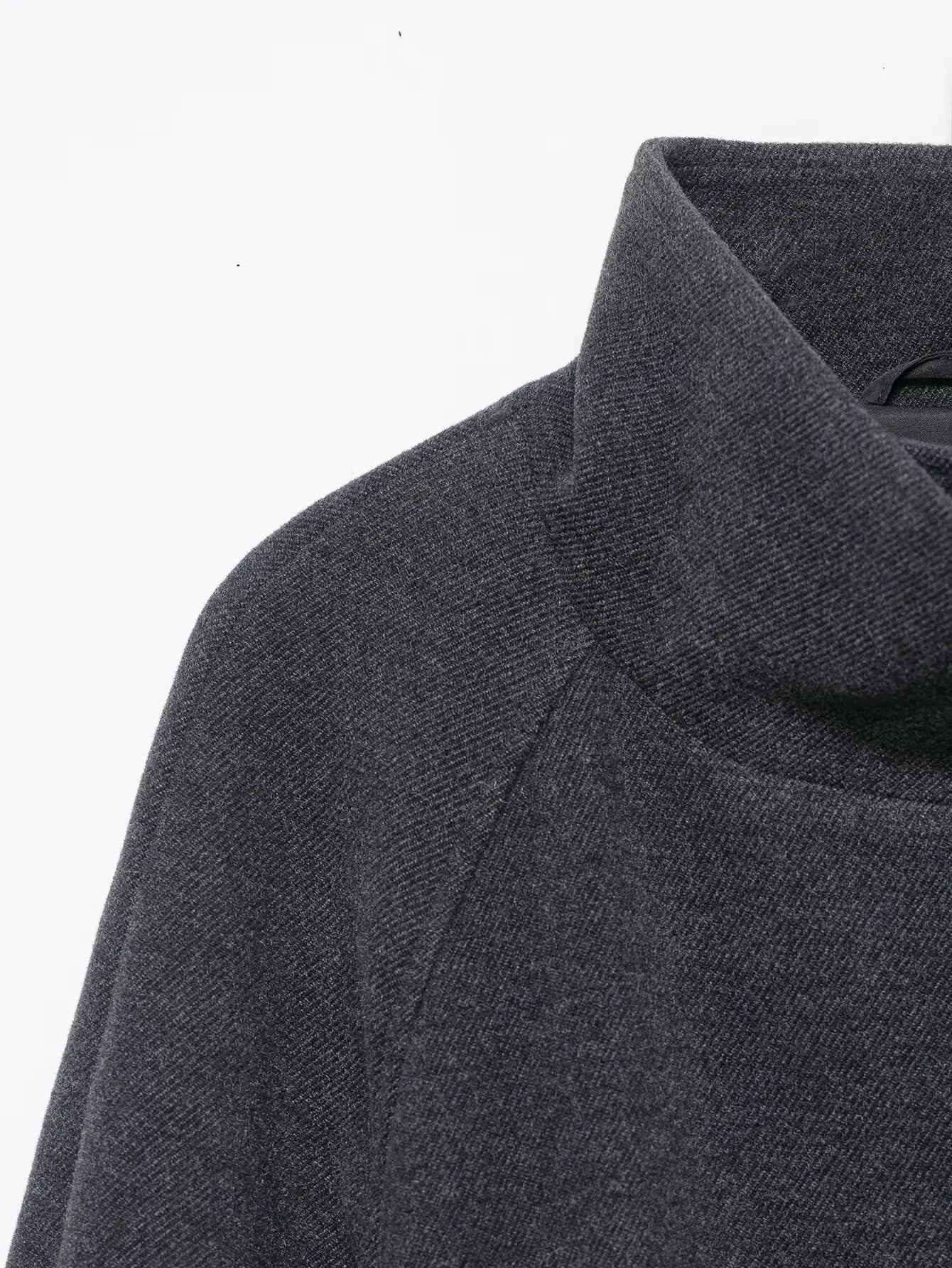 TFMLN Lange Mäntel für Damen mit Stehkragen, 2025, Winter, neuer Trenchcoat mit Gürtel, Vintage, einfache Oberbekleidung, elegante Mode, weiblich