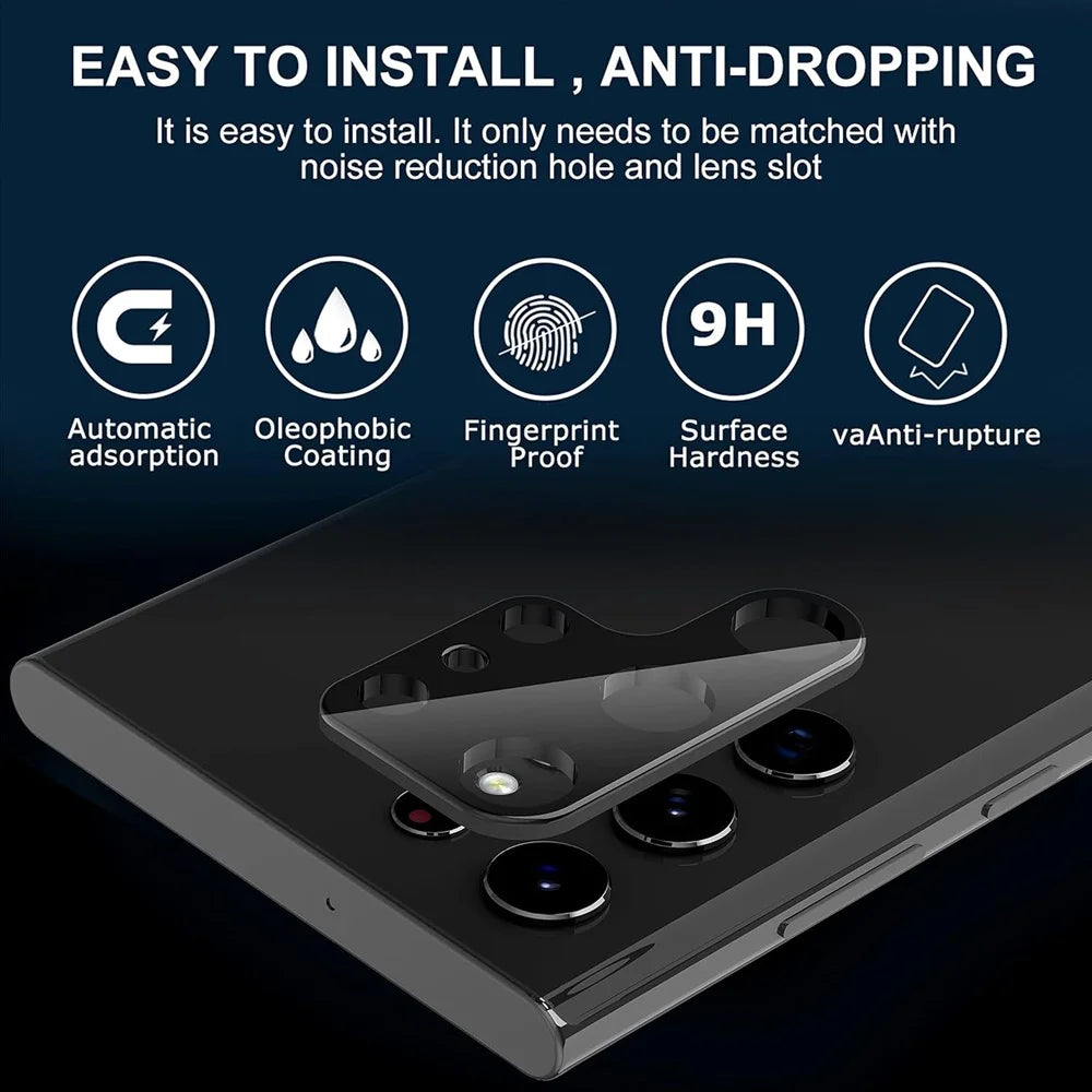 3PCS Camera Protector For Samsung Galaxy S25 S24 S23 Ultra S22 S21 Plus Camera Lens Film Samsung S25 S24 FE Cameras Glass.