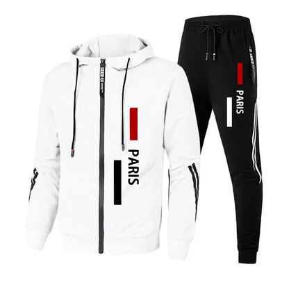 Hot Sales Quality Sports Sweatshirts Men Daily Men Tracksuit Autumn Winter Travel Men's Parka Coat and Sweatpants Outdoor Hoodie.