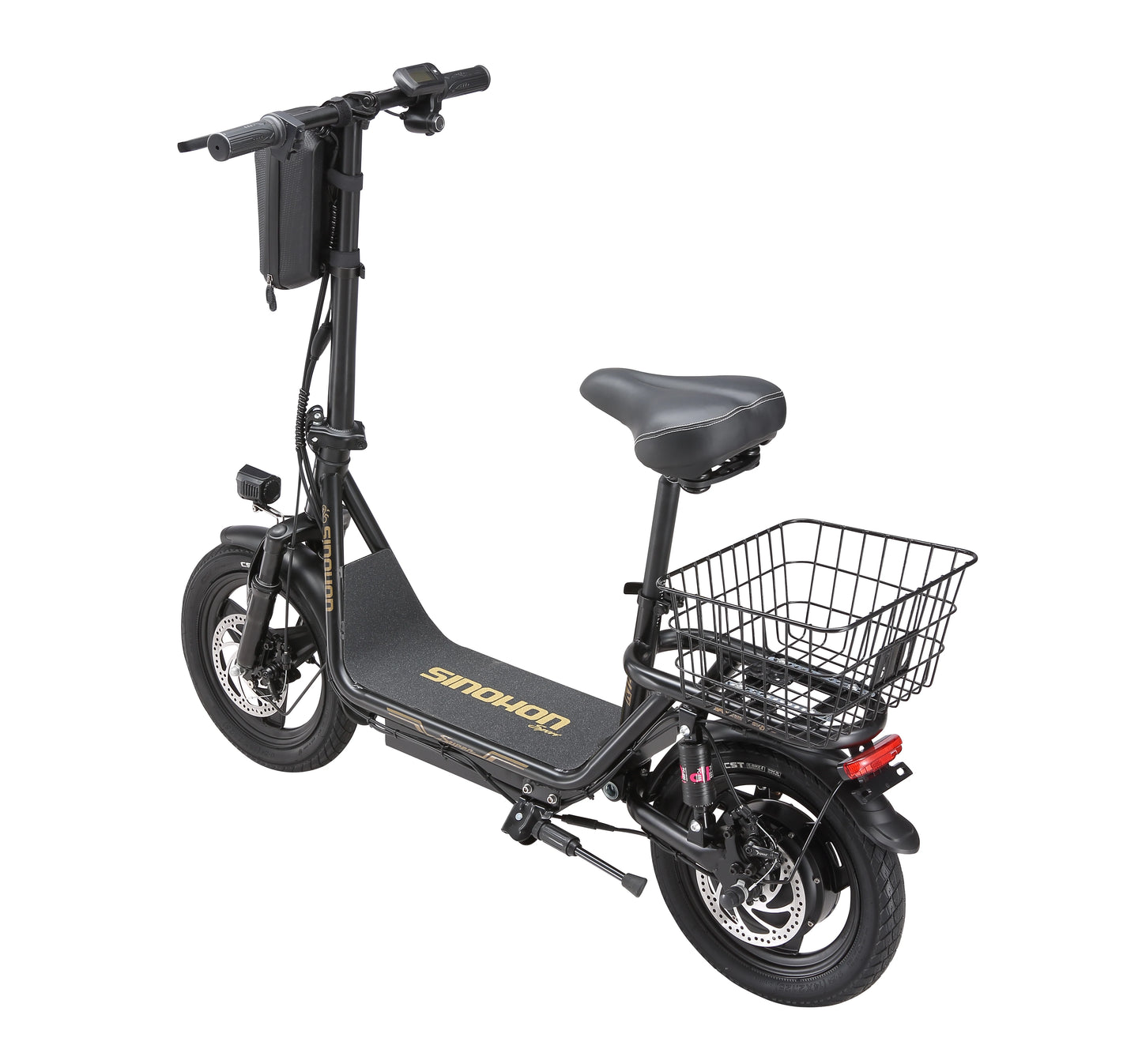 K14 Electric Scooter 500W Peak Motor, 14'' Tires,36V 15.6Ah Battery,32km/h Max Speed,50-60km Range,350W Rated Motor, Disc Brakes.