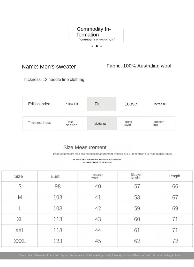 Autumn Winter New Merino Sweater Men's 100% Wool Hooded Collar Knitted Pullover Casual long Sleeved Hoodie.