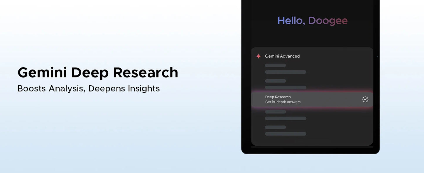 DOOGEE Tab E3 Max Tablet PC Android 15 Gemini AI Quad Speakers 14'' 2.1K Display 32GB(8+24) RAM 256GB ROM 13500mAh Battery Pad