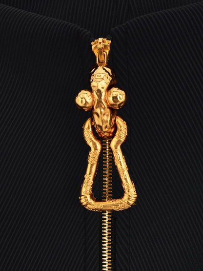 TWOTWINSTYLE Solid Loose Spliced Zipper Fashion Jackets for Women Lapel Long Sleeves Patchwork Lace Up Casual Jacket Female New.